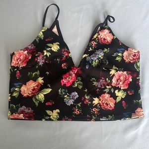 Floral crop top